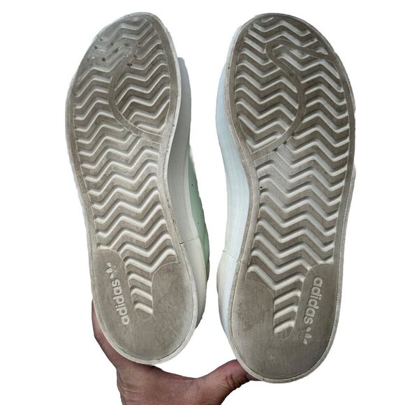 Adidas Stan Smith Bonega Linen Green Sneakers Womens Shoes Size 9.5 - Picture 8 of 8